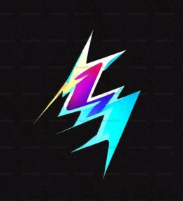 Energiegeladener Blitz